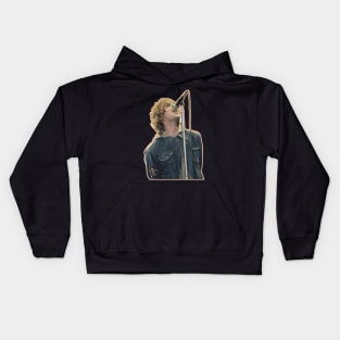 Vintage Retro Liam Gallagher Kids Hoodie